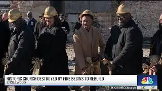 Englewood church DESTROYED in fire begins to rebuild