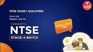 NTSE STAGE 1 QUALIFIERS - Hurry Up! ➡️ Register For NTSE STAGE 2 Batch, Absolutely FREE!!