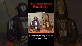 The 900-Year-Old Body of Sri Ramanujacharya | Srirangam Temple Miracle 🙏✨#harekrishna #shorts