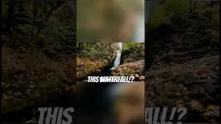 This water fall is beautiful! #outdoors #waterfalls #nature #hiking #oregon #portland #travel