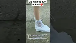 Bọc gi&agrave;y đi mưa tiện &iacute;ch #shortvideo #bocgiaydimua #dogiare