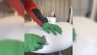 SUP Foil Board Fibreglass Repair | Epoxy Repair | SAVIOUR Kits | How to Repair Video