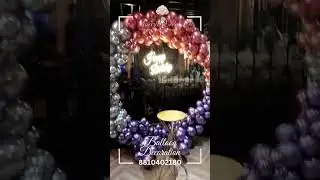 Balloon decoration|Balloon decoration dwarka|Balloon decoration near me #manzilevent #viralshort