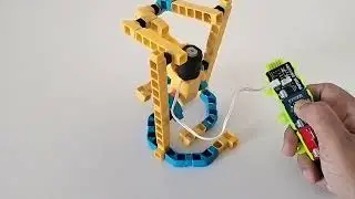 A 2 Legged Walker Robot with wired remote control.