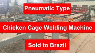 High Speed Chicken Cage Welding Machine sold to Brazil | Make Animal/Rabbit Cage | DAPU Machinery