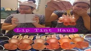 Lip Tint Haul #vlog #beauty