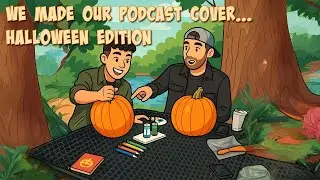 We Made Our Podcast Cover&hellip; Halloween Edition (On a Pumpkin 🎃)