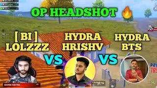 Team bi vs Hydra hrishav vs Hydra bts 🔥 full intense fight | Hydra elite custom | Pubg emulator