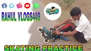 SKATING PRACTICE KATE TORA KAMI HUA ANA II SANTHALI BLOGS VIDEO II