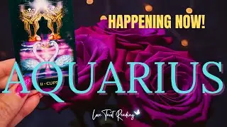 ❤️ AQUARIUS THEY JUST WANT TO BE CLOSE TO YOU #aquarius #tarot #soulmate #aquariustarot #love #fate