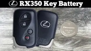 Как заменить батарейку в брелоке-ключе Lexus RX350 2010–2015 годов — руководство по замене батаре...