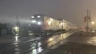 Trains in Glendale and North Hollywood(During Christmas and New Years)