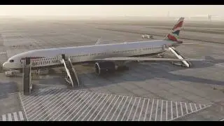 MSFS20 - PMDG B77W - Misty Morning Departure From Hongqiao RW35L - Autoland - BAVirtual - KRH9102