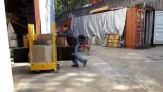 All-Terrain Multi Purpose Dolly as a rolling rack for Granite and Sign Materials