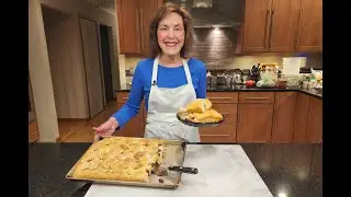 Фокачча на закваске с розмарином и оливками от шеф-повара Гейл Сокол.