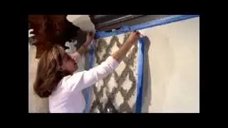 Brush & Trowel: Firmolux Italian Lime Plaster Demo (with a Stencil) Part 1,2,3