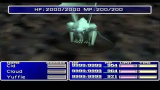 Final Fantasy VII - Instant Death! (L4 Death) Game Over...