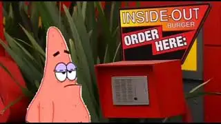 Patrick orders from Inside Out Burger