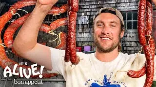 Brad & His Dad Make Venison Andouille Sausage | It's Alive | Bon App&eacute;tit