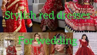 Elegant Red Bridal Dress | Traditional & Modern Bridal Look#trending#trend  