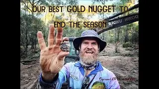 Found the BIGGEST GOLD chunk of the season as its coming to a close. An acid clean brings it to life