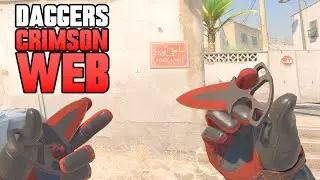 ★ CS2 Shadow Daggers Crimson Web (FACTORY NEW) | CS2 Knife Gameplay