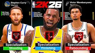 BEST BUILDS IN NBA 2K26! MAX +2 & BUILD SPECIALIZATION MYPLAYER BUILDER BREAKDOWN! 