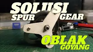 Mengatasi spur gear oblak di gearbox scx | gearbox scx
