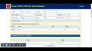 Online admission registration process
