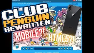 CPR ON MOBILE!!! | Testing Club Penguin Rewritten on HTML5