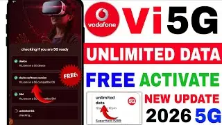 😍Vi 5G Activate Kaise kare 2026 | How To Activate Vi 5G Unlimited Data | Vi 5G Chalu kaise kare