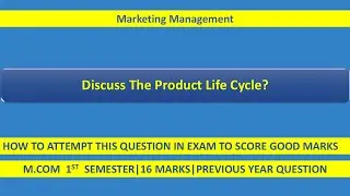 📊 Product Life Cycle (PLC) Stages Explained with Diagram | Marketing Management | M.COM/ B.COM