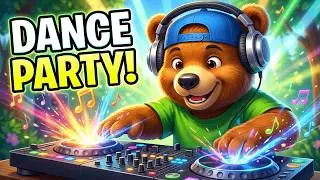 Kids Dance Song &ndash; DJ Bear Boom Boom Hit Hit 🐻🎶 | Toddler Movement & Preschool Spring Music