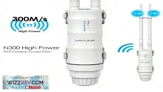 High Power N300 Outdoor WiFi Access Point & Long Range Extender