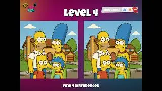 SIMPSON AI🧠Brain rush Difference! Can You Reach Level 5 Before Time Runs Out #quickchallenge