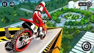 Ramp Moto Stunts ENDLESS MODE-Best Android Gameplay HD #19