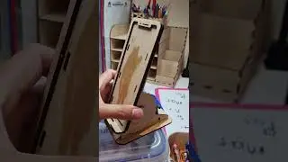 Adjustable Phone Stand - SVG File - Design No. PS-260122 #woodworking #lasercut #lasercutting