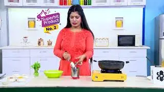 12 Cavity Nonstick Appam Patra with Lid + Wada Maker + Coconut Scraper + Dough Mixer 1AP1MW3 (13312)