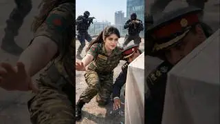 Bangladeshi Army Officer Tamanna Protects the Army Chief | #ai #army
