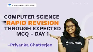 Computer Science Rapid Revision Through Expected MCQ-Day 1 | NTA UGC 2021 | Priyanka | Unacademy NTA