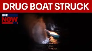VIDEO: US destroys suspected drug boat carrying cocaine