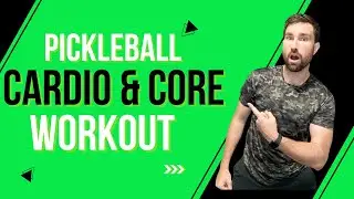 Pickleball Cardio & Core Strength Workout! All Levels!