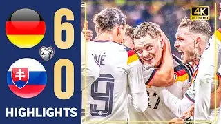 Germany vs Slovakia 6-0 Extended Highlights & All Goals | European Qualifiers 2026
