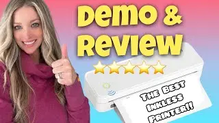 NO MORE INK!! Inkless Printer Set Up & Review! Thermal Inkless Printer