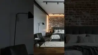Loft Bedroom Makeover 🔥🧱 Empty to Industrial Cozy Space