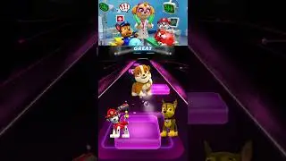 Paw Patrol Dance Challenge 🐾 | Tiles Hop Fun #tilesgop #tileshop #pawpatrul #pawpatrol  #edmgame