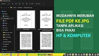 cara mengubah file PDF ke JPG tanpa aplikasi bisa pakai HP atau Komputer | tutorial89
