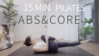 15 Min Core Pilates Workout | All Levels