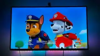 Paw Patrol on Screen Credits on Nick Jr pluto TV