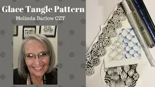 Tangle Art Lesson Glase tangle #284